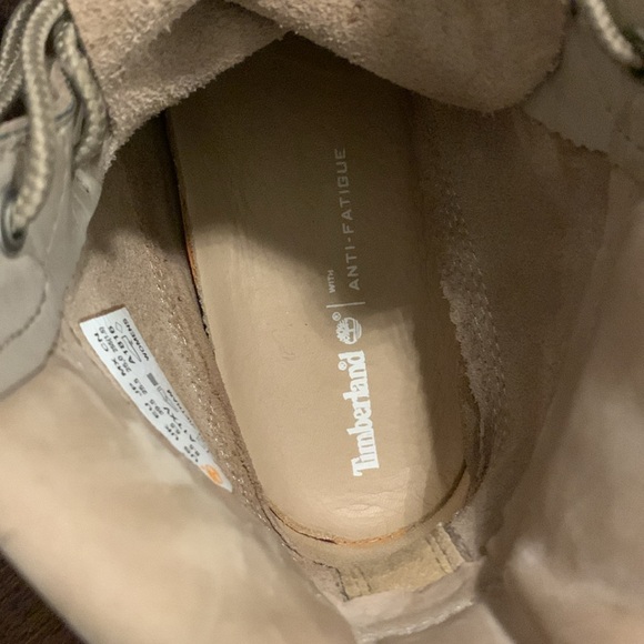 Beige suede Timberlands - Picture 8 of 9